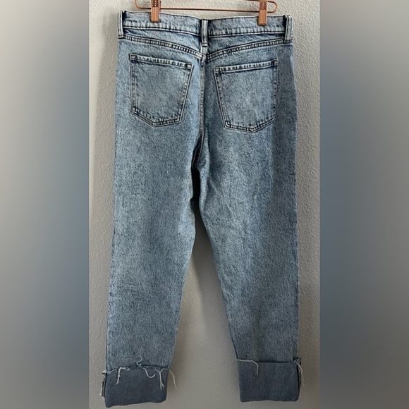 Banana Republic Slouch Jean Hemmed Cuff Trendy Acid Wash 27 / 4 - Picture 6 of 9